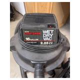 Sears Craftsman 16 Gallon Wet Dry Vac Model 113.178081 w/ Attachments
