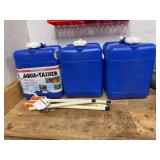 Reliance Aqua-Tainer Water Containers & Solar Driveway Marker Lot