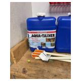 Reliance Aqua-Tainer Water Containers & Solar Driveway Marker Lot
