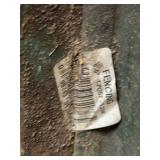 Set of 9 Green Steel Fence T-Posts Studded U-Channel Posts