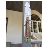 Hand Painted Wooden Welcome Sign Coastal Cottage Wall Porch Decor