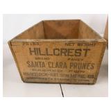 Vintage Wooden Advertising Crates & File Box Rustic Decor Storage