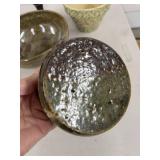 Lot of Assorted Studio Art Pottery Bowls Goblets & Planter