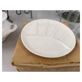 Vintage Fondue Serving Lot Tureen Tiered Rack Pots Divided Dishes