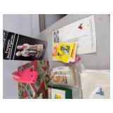 Lot of Assorted Vintage Linens Greeting Cards Holiday Decor Mix
