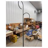 6 Ft Black Metal Shepherds Hook Plant Hanger Garden Yard Stand