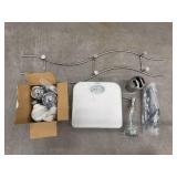 Lot of Assorted Bathroom Accessories Taylor Scale Wall Rack Shower Heads