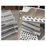 Lot of Assorted Home Organization Shelves Baskets Racks & Window Film