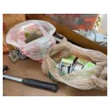 Assorted Hand Tools Hardware Electrical Supplies Organizer Mixed Lot
