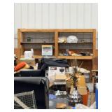 Set of 5 Industrial Wood Storage Shelving Units 8 Ft Long