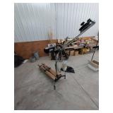 Vintage Wooden Ski Exercise Machine w/ Electronic Monitor