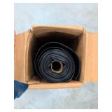 Husky Black Plastic Sheeting 10 ft x 100 ft 6 Mil Poly Film Roll