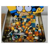 Lot of Vintage Toys Games Simpsons Chess Set Boomerangs Wooden Top