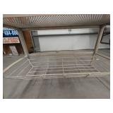 Hampton Bay Tile Top Bakers Rack Kitchen Cart w Mug Hooks See Photos