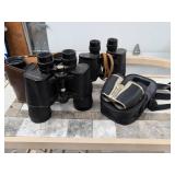 Lot of Vintage Binoculars Herter's Sears Columbia Cobra Simmons