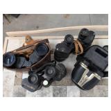 Lot of Vintage Binoculars Herter's Sears Columbia Cobra Simmons