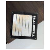 Omega 16 Slide Cube Cartridge Library w/ 16 Cubes Box Labels