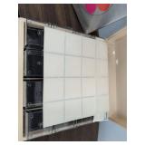 Omega 16 Slide Cube Cartridge Library w/ 16 Cubes Box Labels