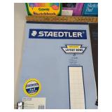 Art Paper & Drawing Pad Lot Staedtler Bienfang Mead Southworth Crayola