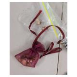 Vintage Costume Jewelry Lot w Austrian Cowhide Manicure Set