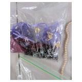 Vintage Costume Jewelry Lot w Austrian Cowhide Manicure Set