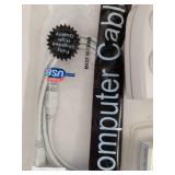 Box Lot of Assorted Electronics Accessories Camera Cables Samsung