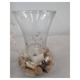 Vintage Clear Glass Decor Lot Jug Vase Hurricane Oil Lamp Insert
