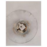 Vintage Clear Glass Decor Lot Jug Vase Hurricane Oil Lamp Insert