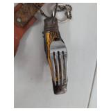 Vintage Boy Scouts Camping Mess Kit Canteen Mirror Utensil Lot