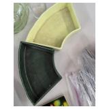Lot of Assorted Decorative Pottery Glassware & Flatware Housewares