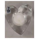 Lot of Assorted Art Glass Decor Stauer Clock Lighthouse Candle Holder