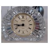 Lot of Assorted Art Glass Decor Stauer Clock Lighthouse Candle Holder