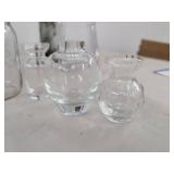 Mixed Glassware Lot Coca-Cola Bottles Mason Jars & Bud Vases