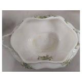 Antique Covered Porcelain Serving Dishes Johnson Bros Transferware Lot