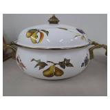 Tabletops Unlimited Fruit Motif Covered Casserole Serving Dish Set