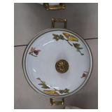 Tabletops Unlimited Fruit Motif Covered Casserole Serving Dish Set