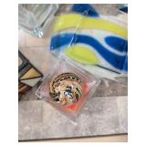 PartyLite and Mixed Art Glass & Stained Glass Decor Plates Vases Panel Holders