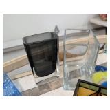 PartyLite and Mixed Art Glass & Stained Glass Decor Plates Vases Panel Holders