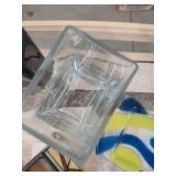 PartyLite and Mixed Art Glass & Stained Glass Decor Plates Vases Panel Holders