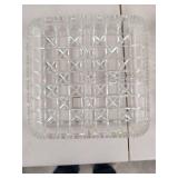 Vintage Pressed Glass Serving Dishes Plates Trays & House Tray Lot