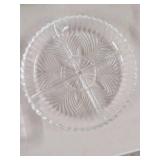 Vintage Pressed Glass Serving Dishes Plates Trays & House Tray Lot