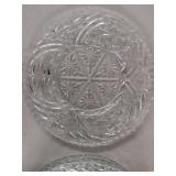 Vintage Pressed Glass Serving Dishes Plates Trays & House Tray Lot