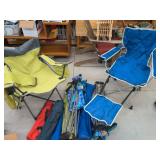 Coleman & Assorted Folding Camp Chairs Outdoor Seating Lot