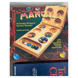 Board Game Lot Trivial Pursuit Pictionary Taboo Trouble Chess Mancala