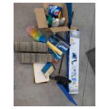 Assorted Household Cleaning Supply Lot Ettore Bissell Windex Ajax