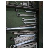 Vintage Green Metal Machinist Toolbox with Assorted Tools & Hardware