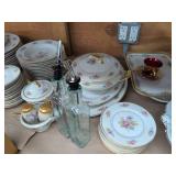 Jackson Featherweight China Floral Dinnerware Serving Pieces Mixed Lot