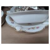 Jackson Featherweight China Floral Dinnerware Serving Pieces Mixed Lot