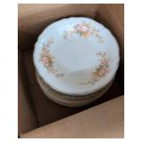 Jackson Featherweight China Floral Dinnerware Serving Pieces Mixed Lot
