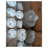 Jackson Featherweight China Floral Dinnerware Serving Pieces Mixed Lot